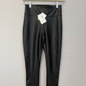 Wolford Black Vegan (Faux) Leather Pants Size 4 US  High Waisted NWT